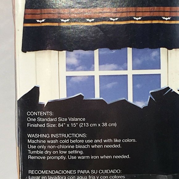 DC Comics Batman The Dark Knight Decorative Window Valance Standard Size New - Picture 5 of 12